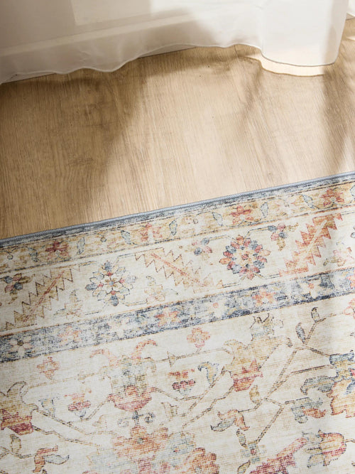 benuta wasbaar vloerkleed George - veelkleurig/beige - 200x300 cm