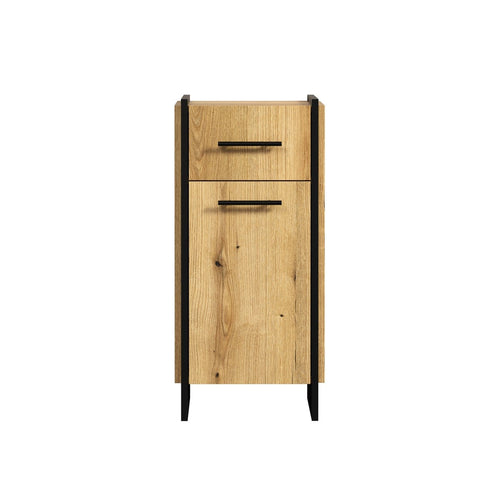 Calicosy - Badkameronderkast ELLIE - licht hout 37x31x79 cm