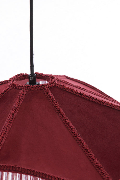 Light & Living hanglamp TIFFANY - rood - Ø50x28cm - vtwonen shop