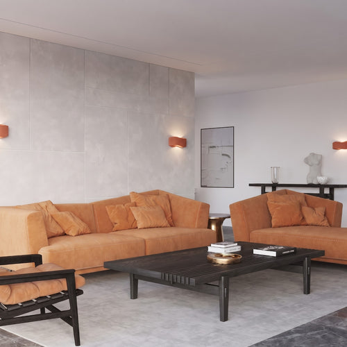 Sollux Lighting Wandlamp TILA 30 rode oker - 30x11x13cm