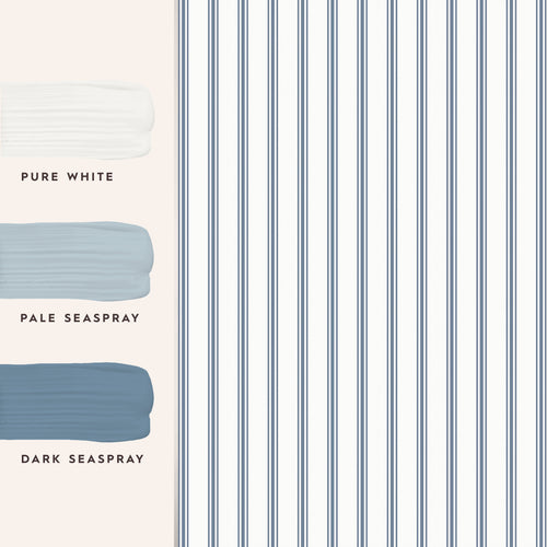 Laura Ashley Vliesbehang Farnworth Stripe Smoke 10mx52cm