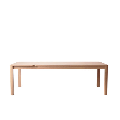 Tikamoon Uitschuifbare massief teakhouten tafel voor 8-10 personen. - Naturel