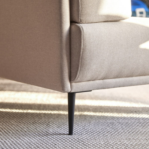 Tikamoon Hoekbank links in ecru stof 270 x 180 cm - Beige