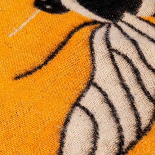 Kare Design Dekken geel bijen 170x130cm