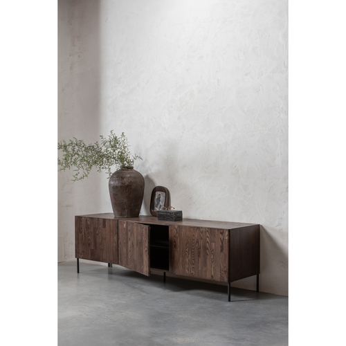 WOOOD tv meubel Bono Gravure - Essen - Bruin - 56x180x46 - vtwonen shop