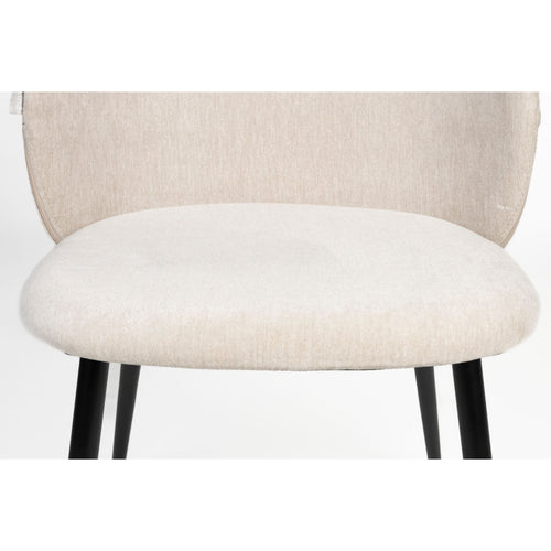 Zuiver Cozy Eetkamerstoelen Beige - Set van 2 - vtwonen shop