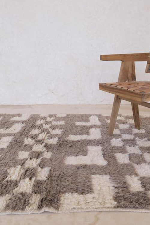 AFK Living vloerkleed Berber - handgemaakt - Wol - 238 x 157 cm