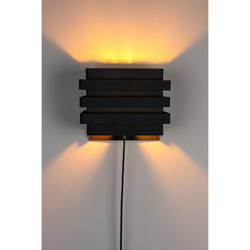 Dutchbone Dumont Wandlamp Zwart - vtwonen shop