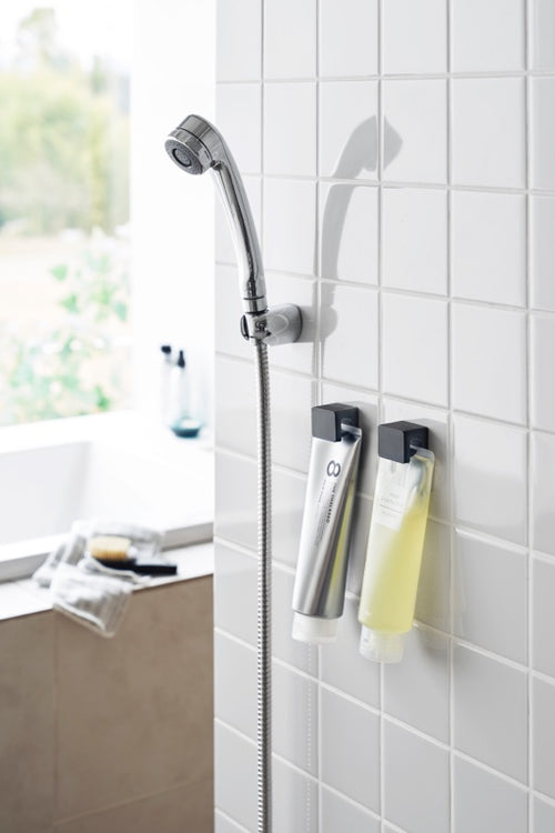 Yamazaki Zelfklevende Tandenborstelhouder (set van 2) -Tower - Zwart - vtwonen shop