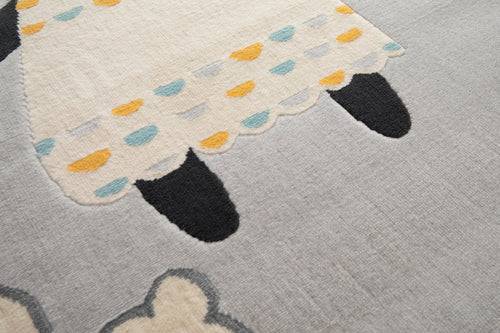 AFK Living vloerkleed Jolly - voor kinderen - grijs - 120 x 170 cm - vtwonen shop