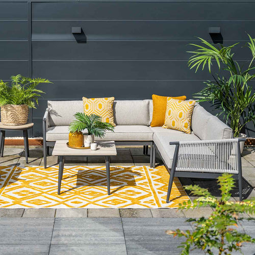 Garden Impressions loungeset Kalowa zand - hoek 4-delig