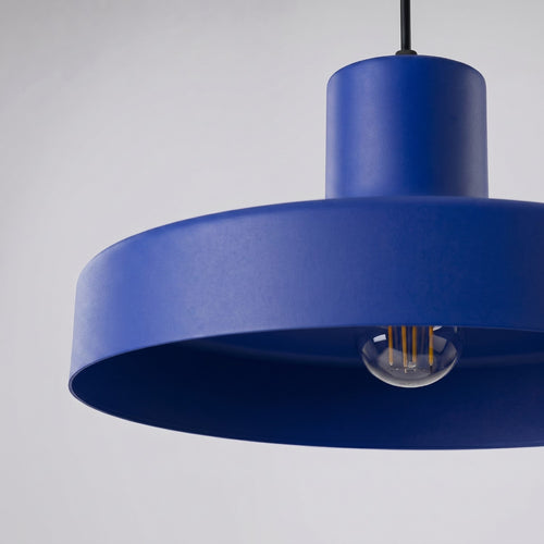 Sollux Lighting Hanglamp BILO ultramarijn - 35x35x120cm