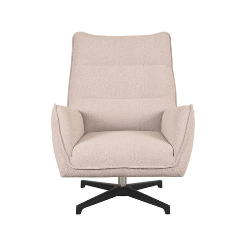 LABEL51 Fauteuil Rodia - Naturel Bouclé - Draaibaar
