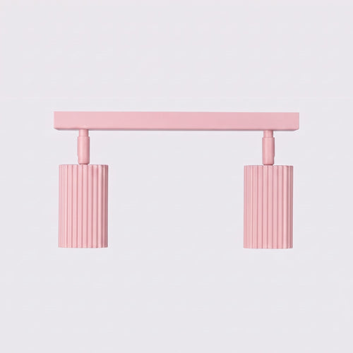 Sollux Lighting Plafondlamp RAYO 2 roze - 30x6x16,5cm