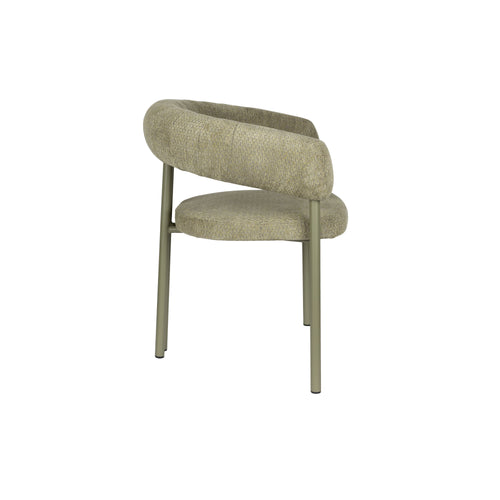 Zuiver Heels Eetkamerstoelen Armleuning Groen - Set van 2