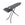 Brabantia Strijkplank B, 124x38 cm, solide stoomunithouder - Denim Black