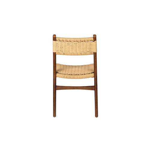 Dutchbone Cecile Eetkamerstoelen Hout in Walnoot kleur - Set van 2