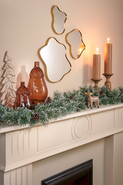 Black Box Trees Vandans Guirlande - L270 cm - Groen Frosted - vtwonen shop