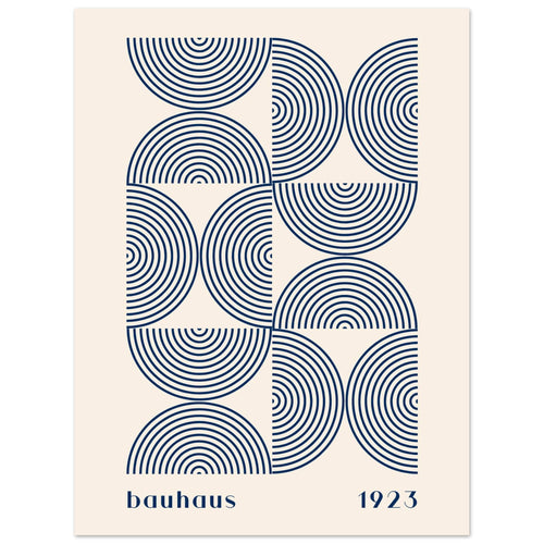 Artfulprints  Bauhaus - Twisted arches 1923   poster 30x40 cm - vtwonen shop