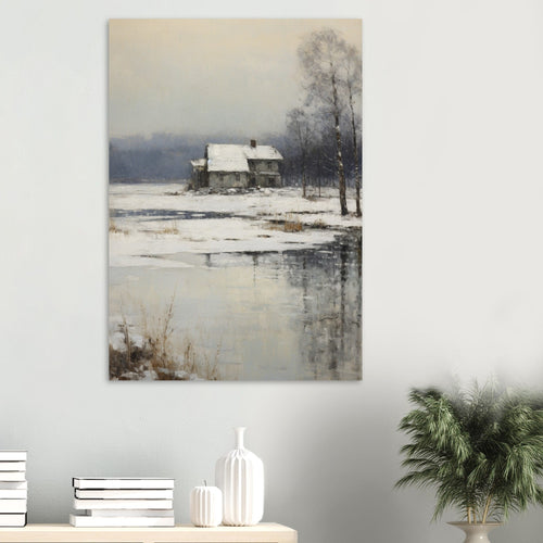 Artfulprints  Ice lake   poster 50x70 cm