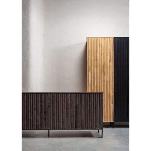 WOOOD dressoir New Gravure - Essen - Espresso - 85x200x44 - vtwonen shop