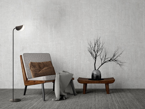 Maytoni - Vloerlamp Mollis - Zwart - Ø23 - vtwonen shop