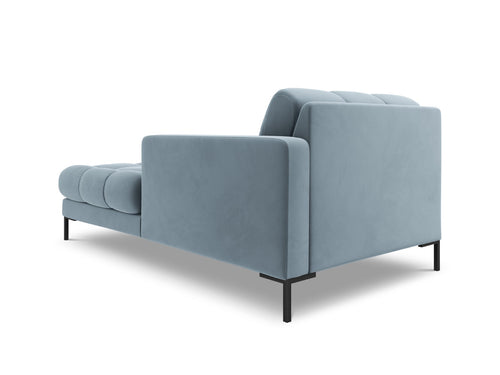 Cosmopolitan Design rechter chaise longue Bali flueel, lichtblauw - 185x102x75cm