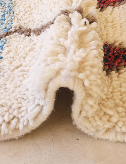 AFK Living vloerkleed Berber - handgemaakt - Wol - 106 x 147 cm - vtwonen shop