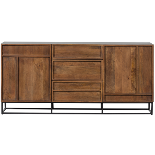 WOOOD 2-deurs dressoir Forrest - Hout - Naturel - 75x160x44 - vtwonen shop