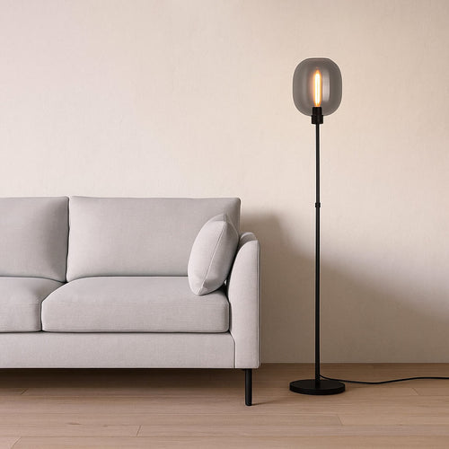 Highlight vloerlamp Bellini - 1 lichts - 25  x 170   cm - zwart