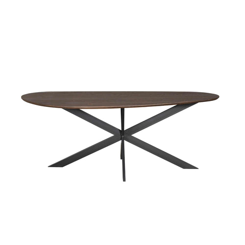 Starfurn  eettafel Lou - bruin - 98x210x76cm - vtwonen shop