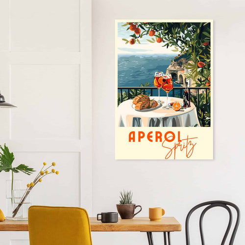 Artfulprints  Aperol Spritz - Cocktail with a view   poster 30x40 cm - vtwonen shop