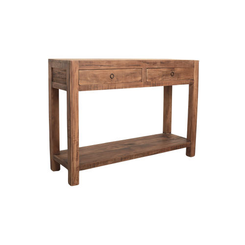 Raw Materials Farmwood houten sidetable - 120x38x85 cm - FSC-gerecycled hout