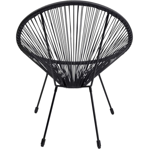 Kare Design Tuinfauteuil Acapulco Mono zwart - vtwonen shop
