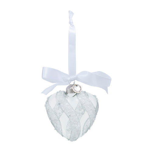 Rivièra Maison Fill Your Heart Ornament white - Glas - Wit - vtwonen shop