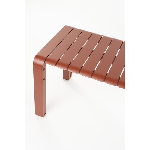 Zuiver Vondel Tuinbank 175x45 cm Rood