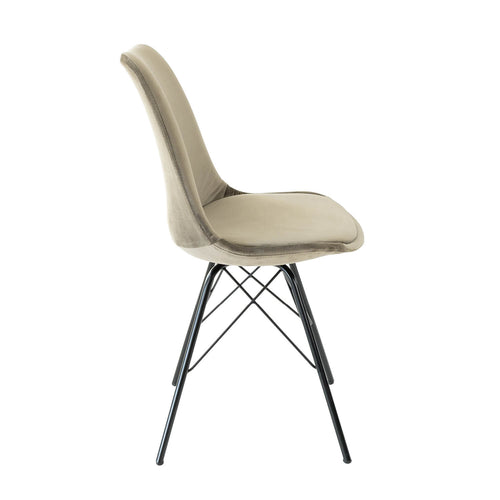 Kick kuipstoel Velvet - Taupe - vtwonen shop