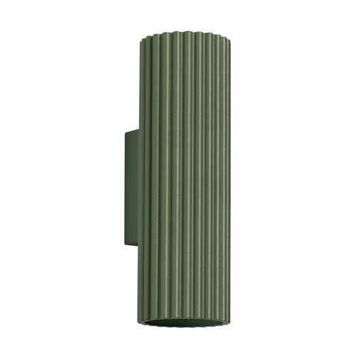 Sollux Lighting Wandlamp KARBON 20 olijfgroen - 6,5x8,5x20cm