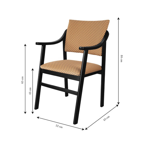 Stoel met armleuningen van beukenhout - vtwonen shop