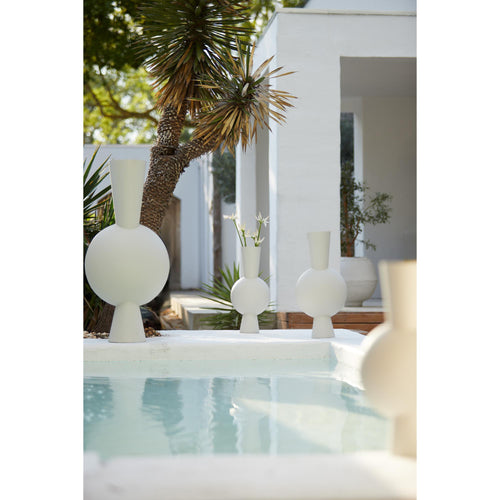 Light & Living vaas Kavandu - wit - 47x26x100cm - vtwonen shop