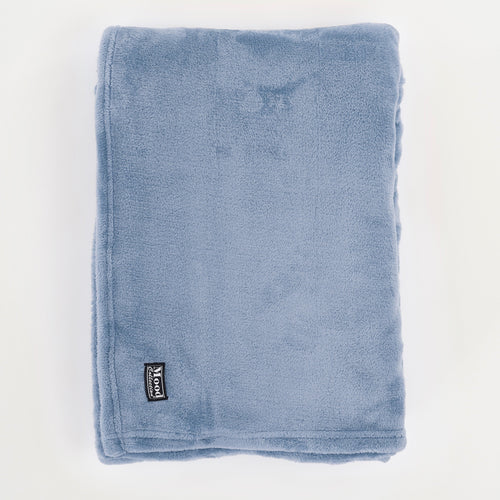 In The Mood Collection Famke Fleece Plaid - L180 x B130 cm - Lichtblauw - vtwonen shop