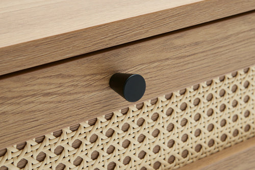 Rebellenclub Salontafel Berley - Eiken met Rattan