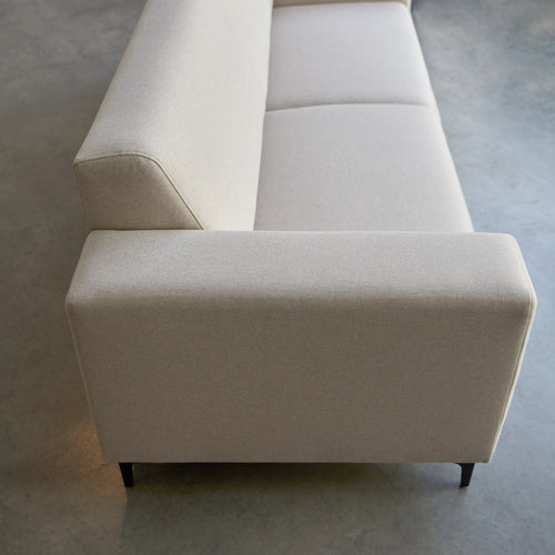 Tikamoon 3-zitsbank in ecru stof - Beige
