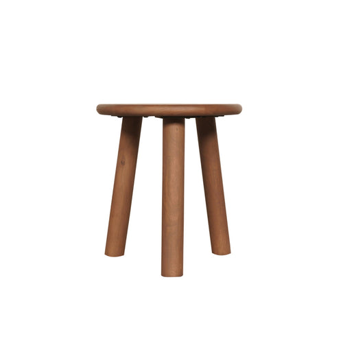 StarFurn Salontafel Enzo - Rond Bruin Hout - 37x37x41cm - vtwonen shop