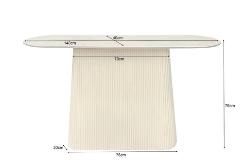 Livingfurn wandtafel Patrice - 140cm - beige