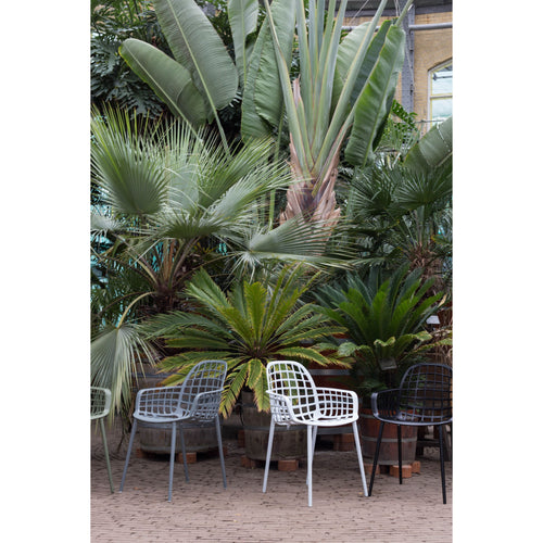 Zuiver Albert Kuip Tuin Eetkamerstoelen armleuning Wit - Set van 2 - vtwonen shop