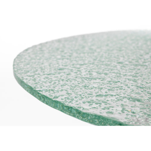 Dutchbone Marly Salontafel Rond 80 cm Glas/Chroom - Zilver