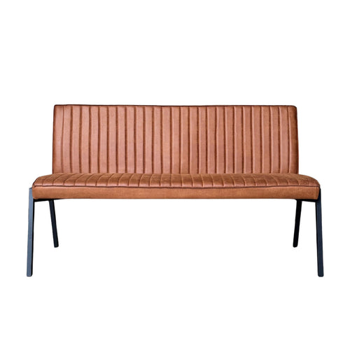 Starfurn Eetkamerbank Tivoli - Cognac Leer - 155x56x88cm