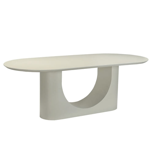 DÉJA Living Eettafel Motala - Ovaal Beige - 220x100x76cm