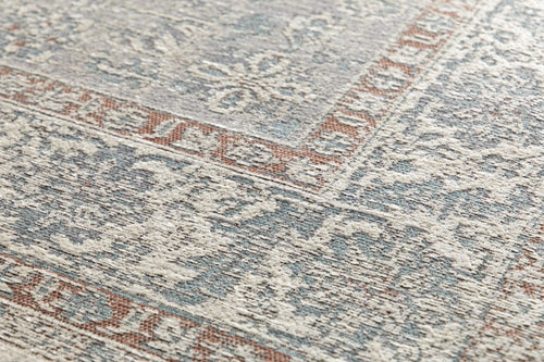AFK Living vloerkleed Valois - gerecyclede vezels - blauw - 200x290 cm